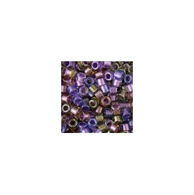 DB986 Lined Purple/Bronze Mix - Miyuki Delica Size 11