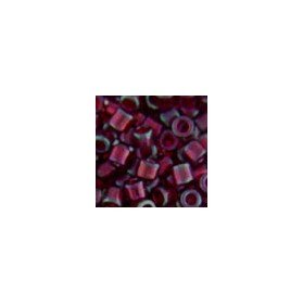 DBL105 Transparent Dark Red Lustre Size 8 Miyuki Delica