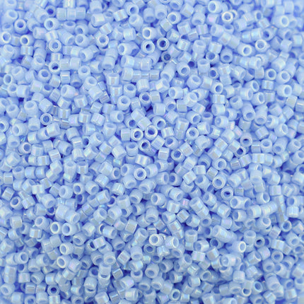 DB1577 opaque agate blue ab miyuki delica beads