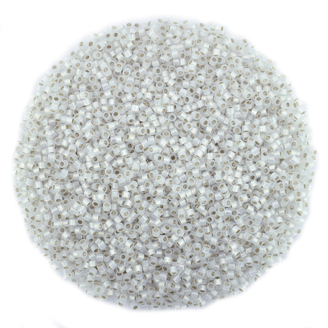DB221 DB221 Gilt Lined White Opal miyuki delica beads