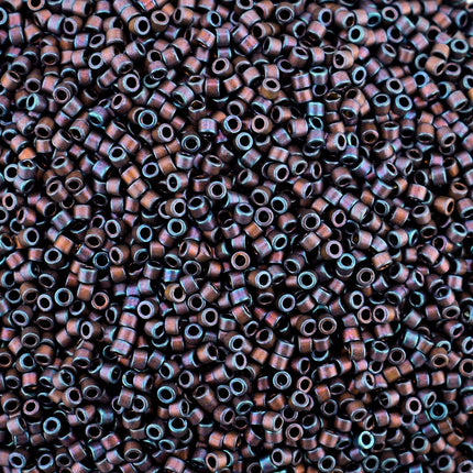 DB312 matte metallic dark copper miyuki delica beads
