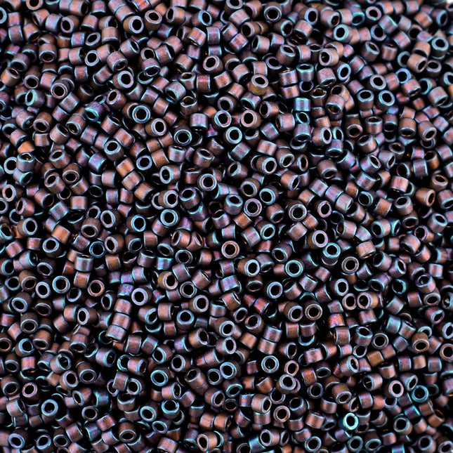 DB312 matte metallic dark copper miyuki delica beads