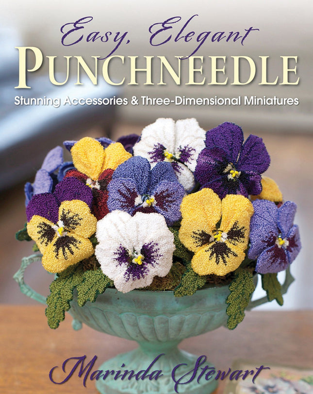 Easy Elegant Punchneedle Book by Marinda Stewart