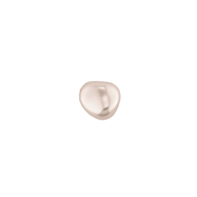Elliptic Pearl Creamrose Preciosa Crystal Pearls 11x9.5mm