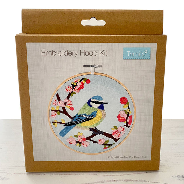 Trimits Bird Blossom Embroidery Hoop Kit