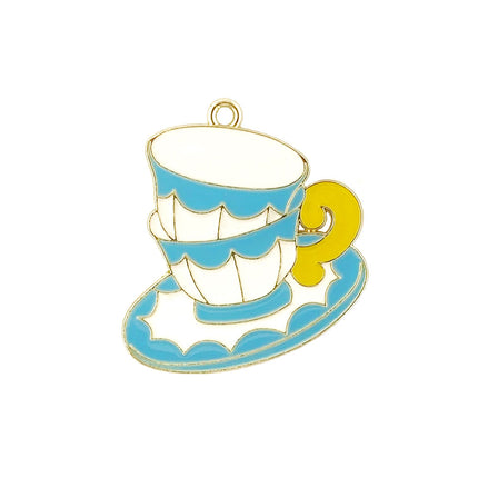 enamelled teacup charm