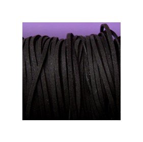 Synthetic Suede Thread Black