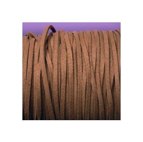 Synthetic Suede Thread Brown
