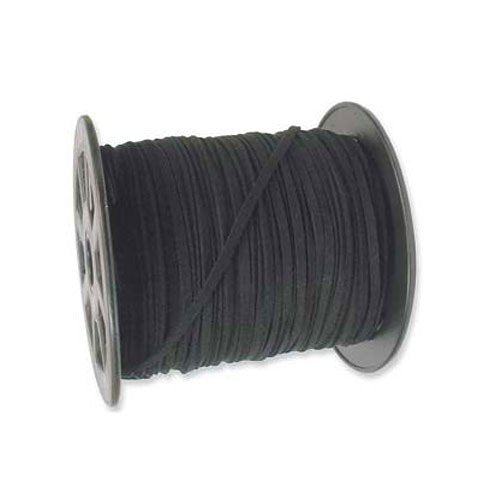 Synthetic Suede Thread Black