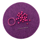 Purple with Pink Beads