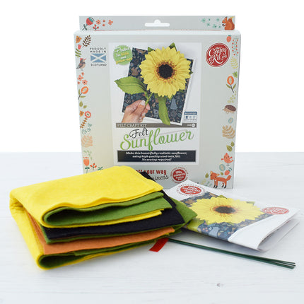 The Crafty Kit Co Make Your Own Felt Sunflower Kit