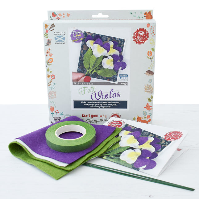 The Crafty Kit Co Make Your Own Felt Violas Kit