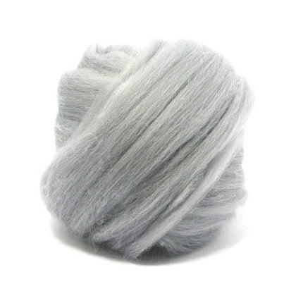Ash Grey 20g Felt Merino Roving