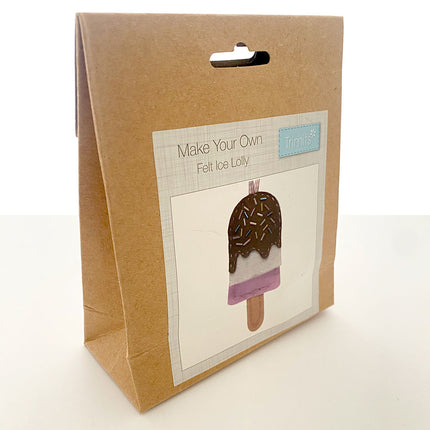 your own felt ice lolly
