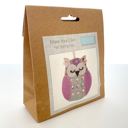 Felt Spring Owl Kit