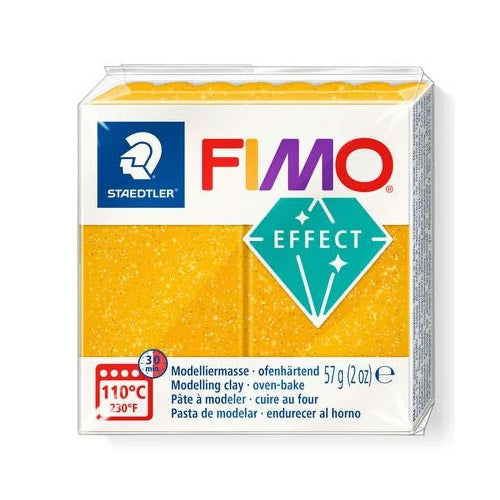 Fimo Effect Glitter Gold Polymer Clay