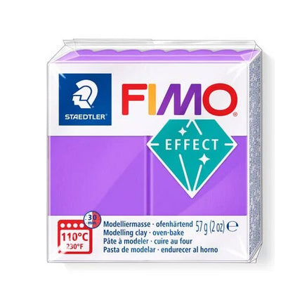 Fimo Effect Translucent Purple Polymer Clay