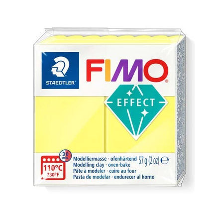 Fimo Effect Translucent Yellow Polymer Clay