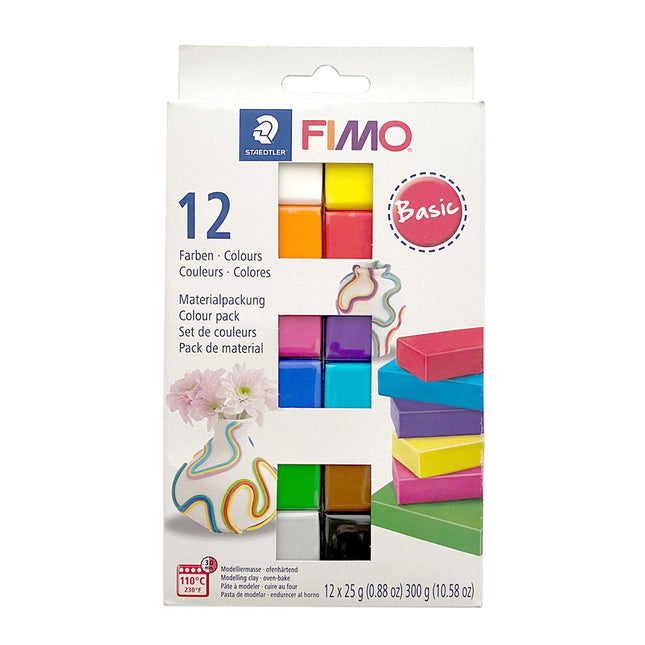 Staedtle fimo 12 basic multipack polymer clay