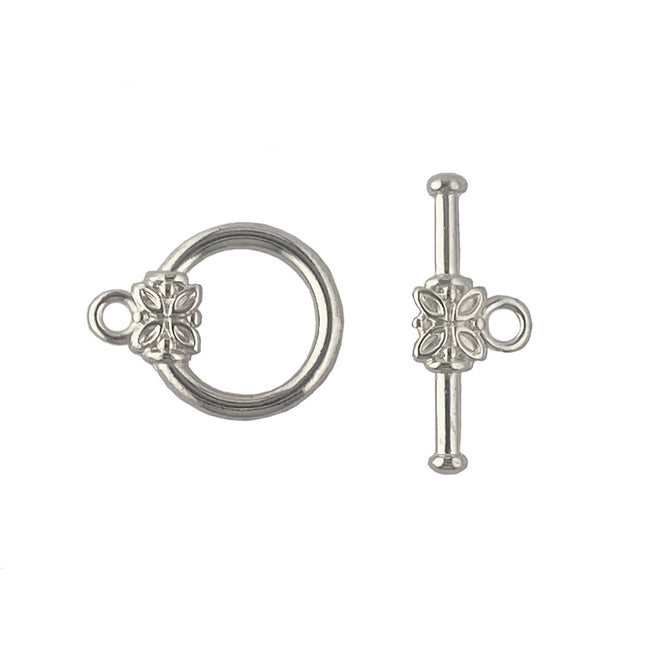 Flower Toggle Clasp