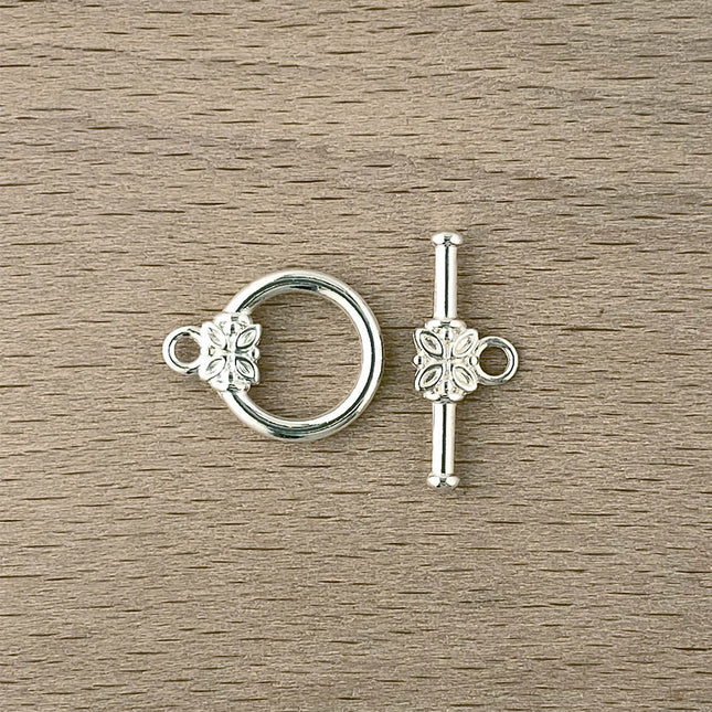 Flower Toggle Clasp