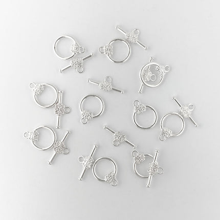 Flower Toggle Clasps