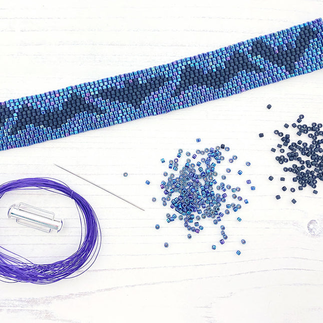 Flying Bats Bracelet Kit materials