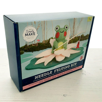 Docrafts simply make frog needle felting kit