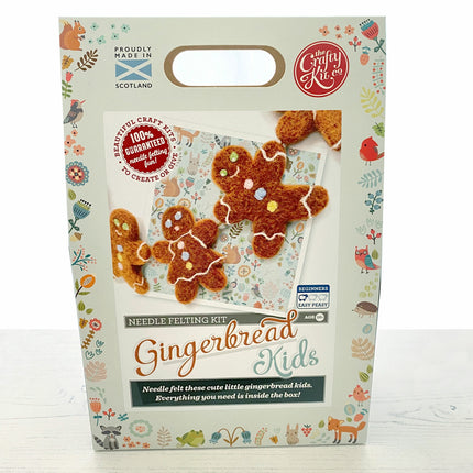 Gingerbread Kids Needle Felting box
