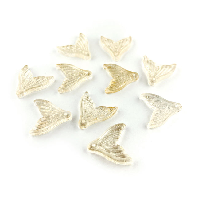 Glass Mermaid Tail Pendant Light Yellow