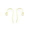 gold filled earwire shepards crook