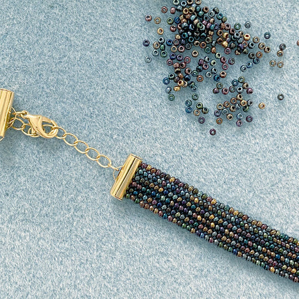 13mm Gold Plated Slide Connector bracelet