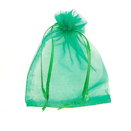 Green Organza gift bag