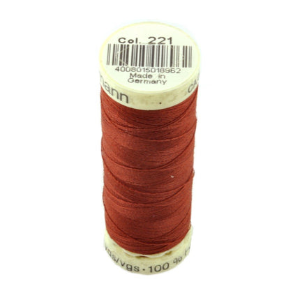 Gutermann Sew All Thread 221 Rusty Red