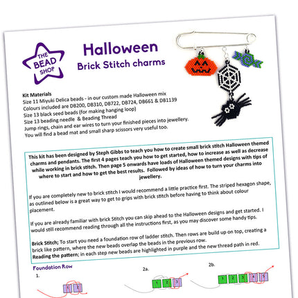 Halloween Brick Stitch Patterns