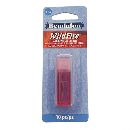 Beadalon Wildfire hard beading needles size 134