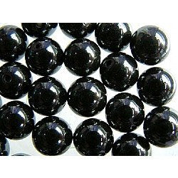 round hematine beads