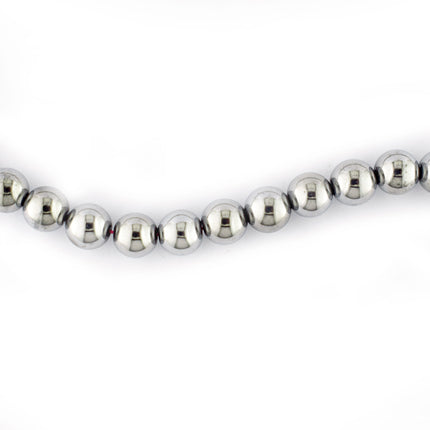 6mm Silver Hematine