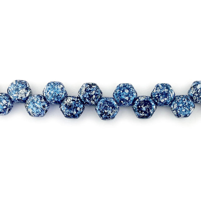 Honeycomb Bead Tweedy Blue