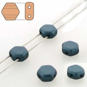 Honeycomb Bead Pastel Petrol