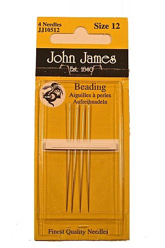 John James Size 12 Beading Needles