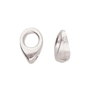 Cymbal Kolympos Superduo Bead End Antique Silver