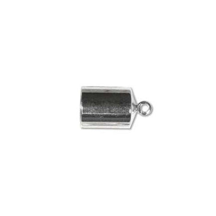 Barrel End Cap 6mm Silver Plated