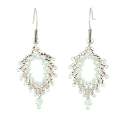 Winter Leaf Earring Kit - St.Petersburg Stitch