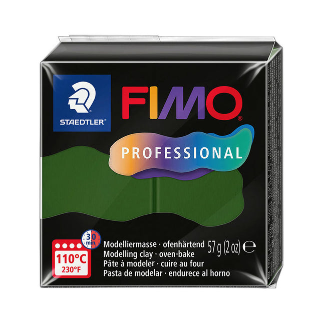 Fimo Professional Leaf Green Polymer Clay 57g