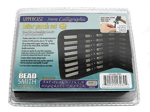 3mm Uppercase Letter Punch Set