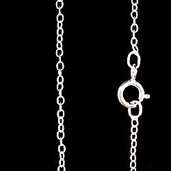 18 Inch Light Fine Trace Sterling Silver Chain