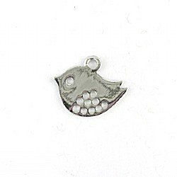Little Bird Charm Silver Colour