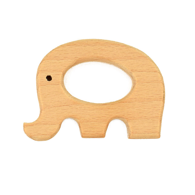 wooden macrame elephant