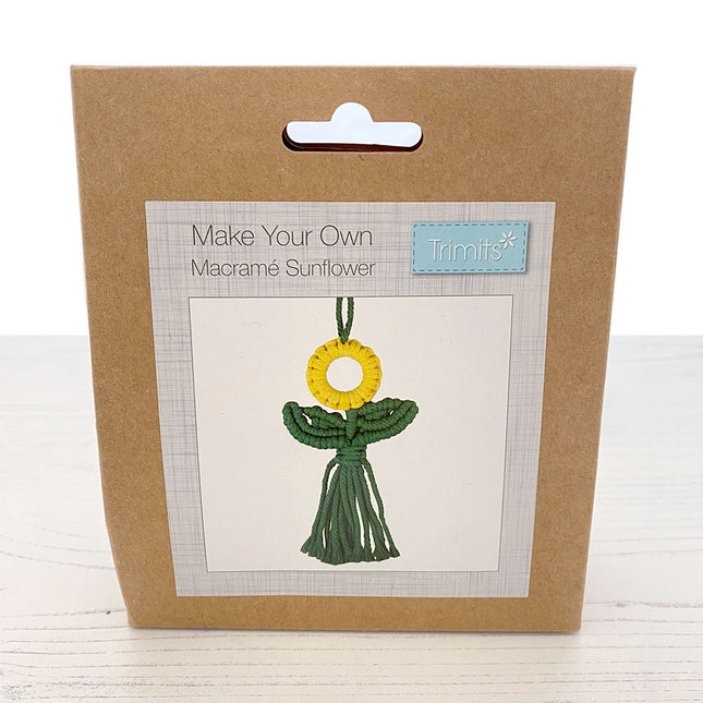 Make Your Own Macrame sunflower
